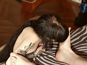 Beth Licking Daddy's Dirty Feet Clean?