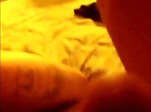 inked dude fucks young 18+ teen's asshole in close-up couple scene