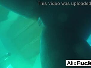 underwater hidden camera captures lesbian fun with alix and jenna