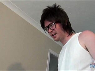 Candi Blows Big Tits In Quickie Handjob Sucking?