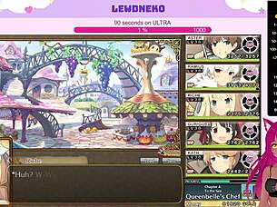 Vtuber Lewdneko Plays Evenicle Part 20 With Intense Vibrator Orgasm