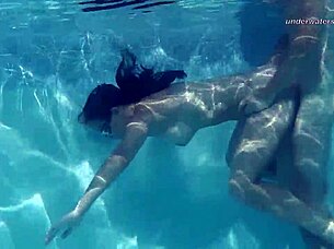 Candy Lovers Engage in Underwater Sex with Big Cocks