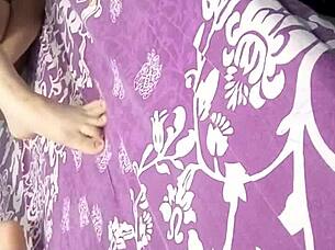 Vietnamese couple shares intimate moments in Vietnam.