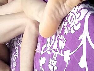 Vietnamese couple shares intimate moments in Vietnam.