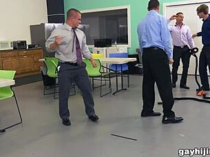 Gay Boss Trying To Make Friday A Bit More Fun