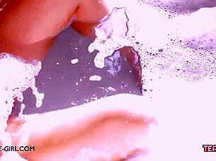 check out this amazingly hot blonde teen swallowing cum after anal