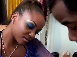 she flogs his cock then spreads for rough pounding