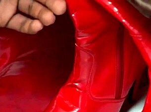 she flogs his cock then spreads for rough pounding