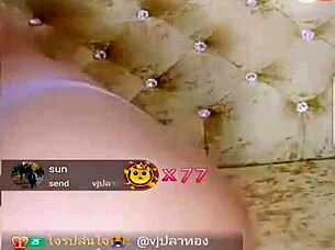 sweet dream vj m life show at the office with thai teen