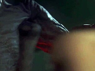 Kunoichi battles monsters in hardcore version, intense monster encounters