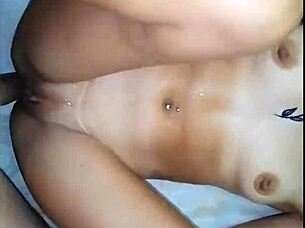 Intriguing homemade group sex with prostitute in threesome