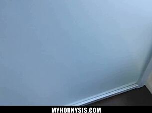 the perv stepbro pesters his petite stepsister for pussy pics in this taboo pov story