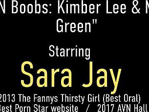 Sara Jay fucks Maggie and Kimber in threesome 😏