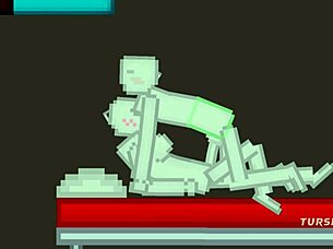 Intense sex in people playground game