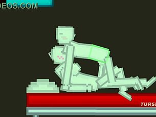 Intense sex in people playground game