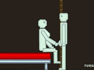 Intense sex in people playground game