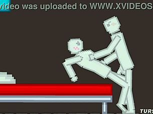 Intense sex in people playground game