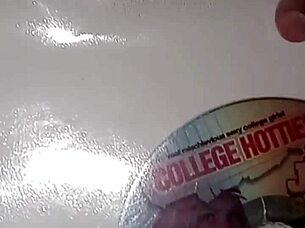 Using Clear Overlay Binder As Latex For College Porn Tribute