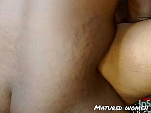 Can you believe the african step mom couldn't resist that huge cumshot?