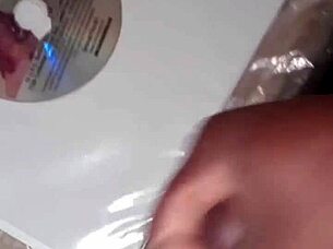 Using Clear Overlay Binder As Latex For College Porn Tribute