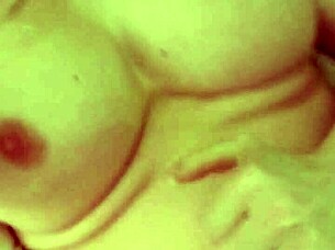 Sarina Valentina, the shemale babe, is about to cum with her big cock