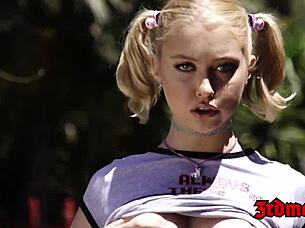 young blonde chloe couture begs for more after ass fucking.