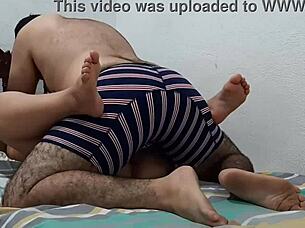 Teen Latina's Big Ass In Parents' Room