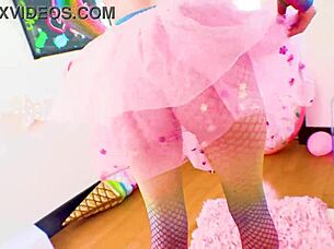 madi collins petite 18+ sucks huge cock pov and swallows big load