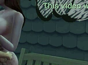 dancing outside the club with big tits