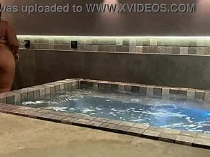 I grabbed the brunette from behind and pounded her pussy so hard she screamed