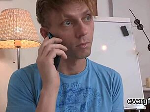 Dirt Poor Stud Allows Wicked Buddy To Fuck And Ride His Cute Girlfriend For Cash In Hardcore Threesome