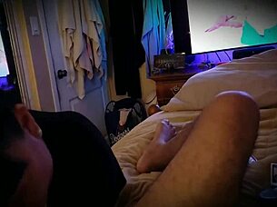 milf interacts with her partner intimately