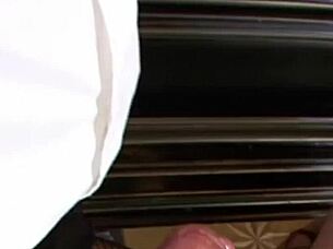 Gorgeous brunette takes huge cock in ass, ass to mouth 😍