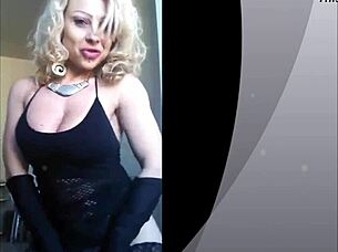 Sensual Stripper Rips Clothes In Bold Striptease.