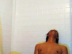 J sanchez self fucks in bisexual anal masturbation session