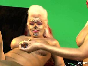 Britney amber make up lesbians with oral and ass play