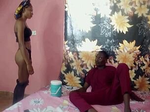 The boss couldn't resist eating his employee's wet pussy in the office