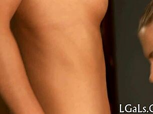 Sexy Angels Engage in Strapon Play