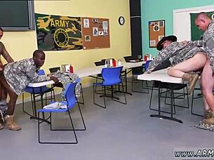 Sex with gay older Pakistani drill sergeant in a neutral encounter