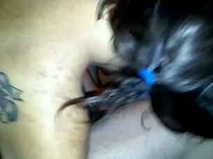 Sexy Blowjob Queen Performs Intense Oral on Big Cock in Part 2