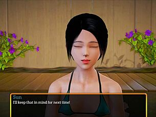 Anime Girl With Big Tits Fucks In Game