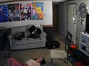 a simple workout focusing on big ass in leggings