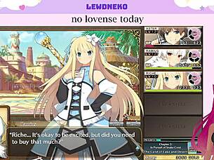 Vtuber Lewdneko Plays Evenicle Part 5 In Cute Anime Style