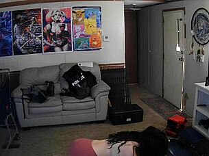 a simple workout focusing on big ass in leggings