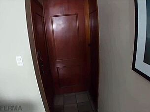 Blonde slut caught giving to two, mom joins group party?