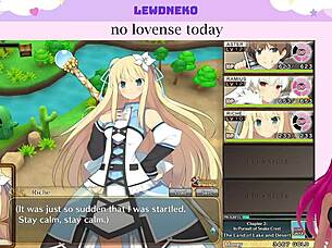 Vtuber Lewdneko Plays Evenicle Part 5 In Cute Anime Style