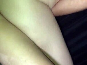 Wife practices riding cock cowgirl style.