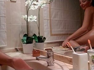 Bath toys with dildo and cum leak