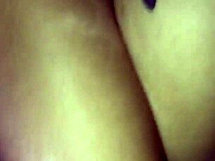 Wife practices riding cock cowgirl style.