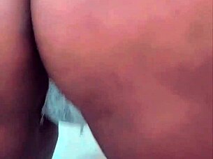 watch mulata prepare her ass for fucking in the shower
